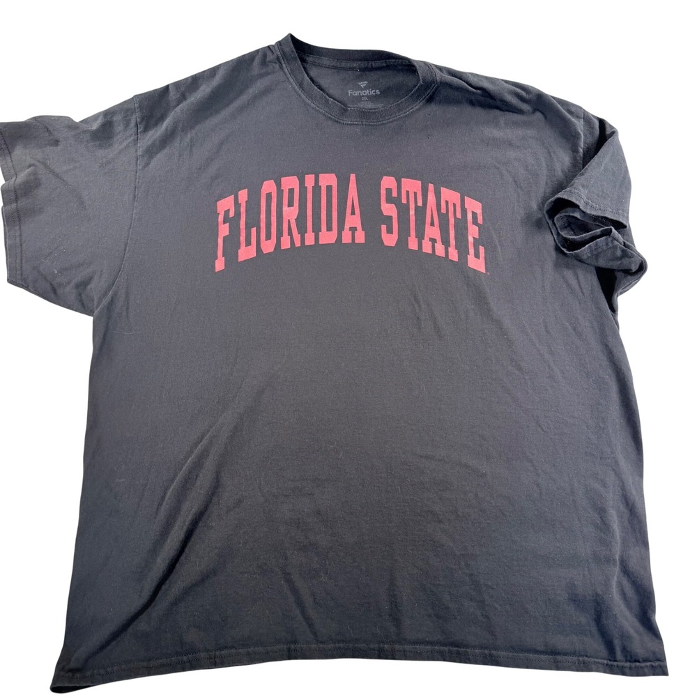 Fanatics Florida State Seminoles NCAA Graphic T-Shirt GameDay Mens 2XL Black